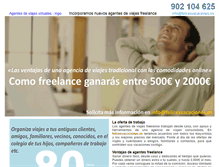 Tablet Screenshot of agentesdeviajevirtuales.com